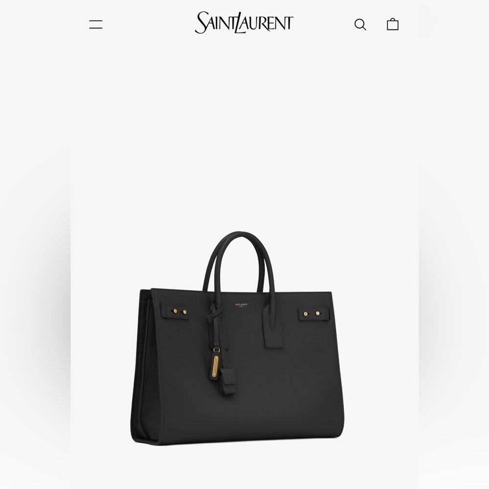 Ysl Sac de Jour Supple in Grained leather